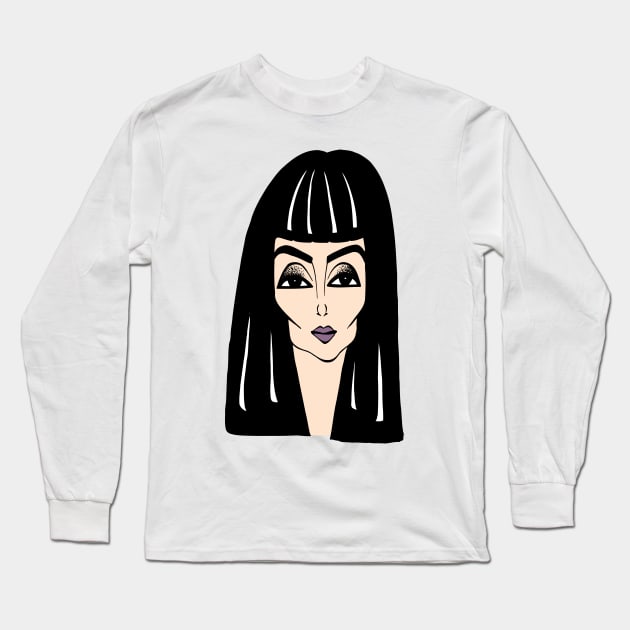 Goddess of Pop Long Sleeve T-Shirt by cartoonistguy